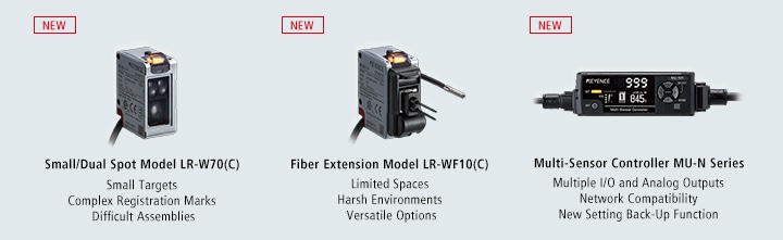 New Additions to the LR-W Series Full-Spectrum Sensors | KEYENCE