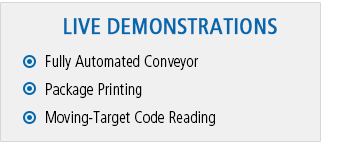 [LIVE DEMONSTRATIONS] Fully Automated Conveyor, Package Printing, Moving-Target Code Reading