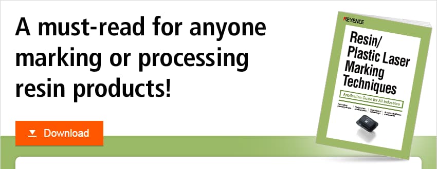 A must-read for anyone marking or processing resin products!