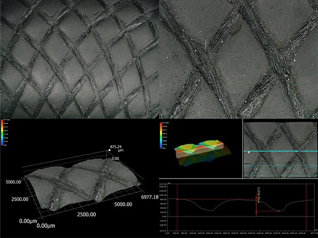 Observation and Measurement of Rubber Using a Digital Microscope