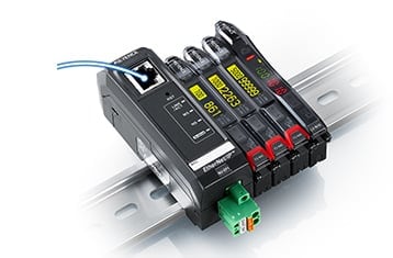 PLC or other host device can be connected with a single cable