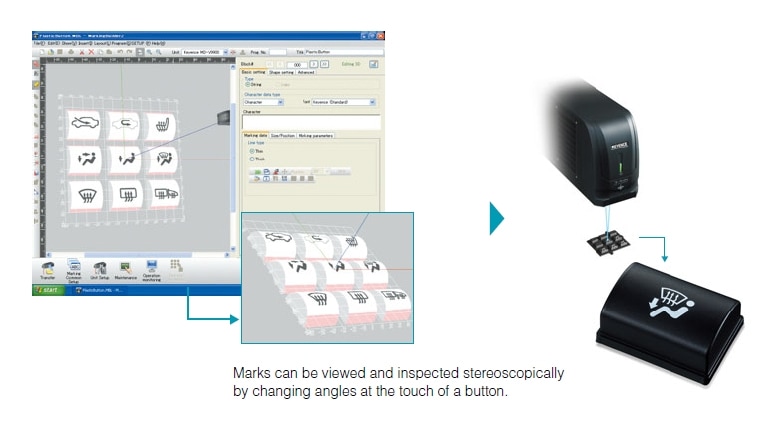 Laser Keyence รุ่น LV-21A + LV-H37, NPN ละเอียด 50 micron - แอคมี่