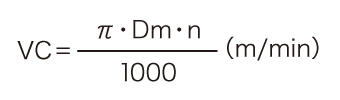 Cutting Speed (vc)