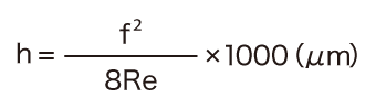 Theoretical Finished Surface Roughness (h)