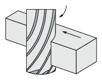 Example of end mill