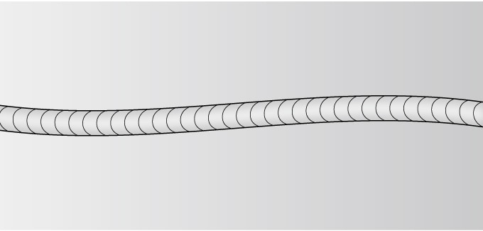 Bead meandering (bent/misaligned bead)