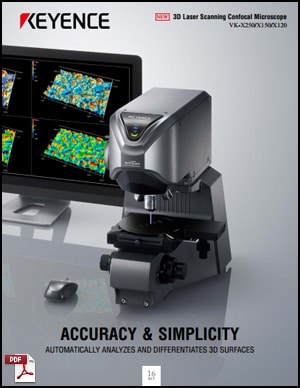 NEW VK-X250 Laser Microscope | KEYENCE America