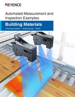 Automated Measurement and Inspection Examples Building Materials [Flooring material/External wall/Roof]