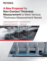 CL-3000 Series A New Proposal for Non-Contact Thickness Measurement to Meet Various Thickness Measurement Needs