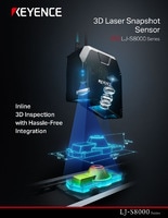 LJ-S8000 Series 3D Laser Snapshot Sensor Catalog