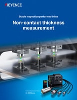 CL-3000 Series Stable inspection performed inline Non-contact thickness measurement