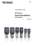 BT-W Series Device Library Reference (File Control) Reference Manual 4.3 (English)