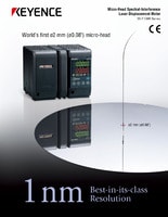 SI-F Series Micro-head Spectral-interference Laser Displacement Meter (Export Control Products included) Catalog