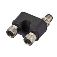 OP-88941 - Power supply Y-connector M12(L) male 5-pin to two M12(L) female 5-pin